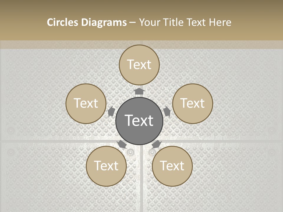 Shaped Corrugated Steel PowerPoint Template