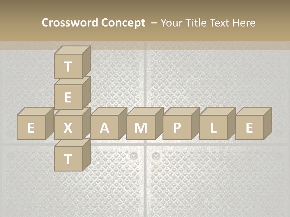 Shaped Corrugated Steel PowerPoint Template