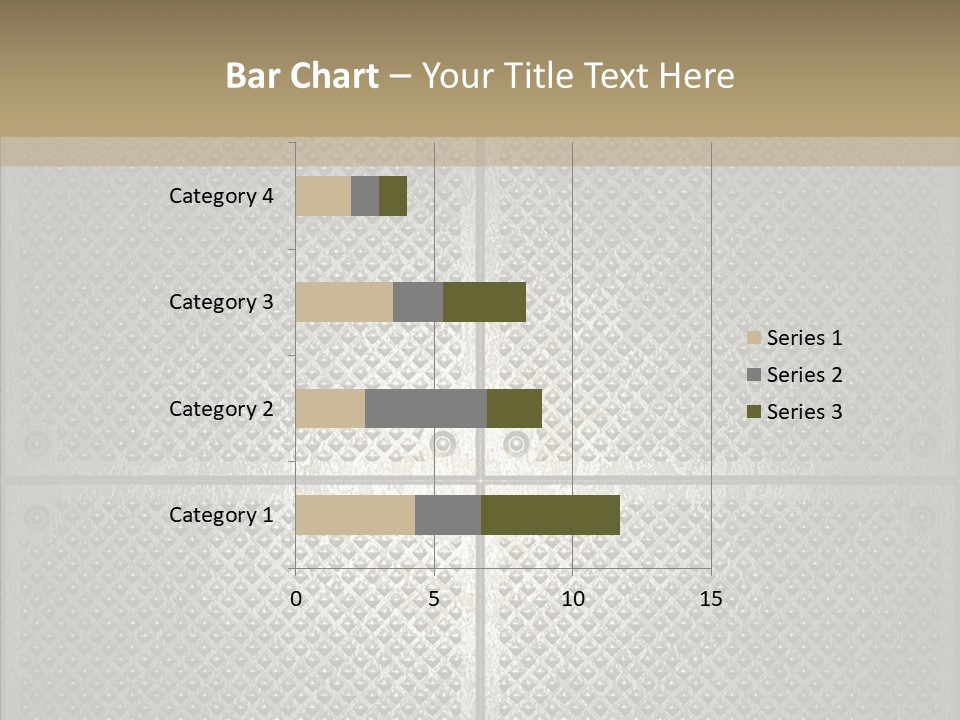 Shaped Corrugated Steel PowerPoint Template