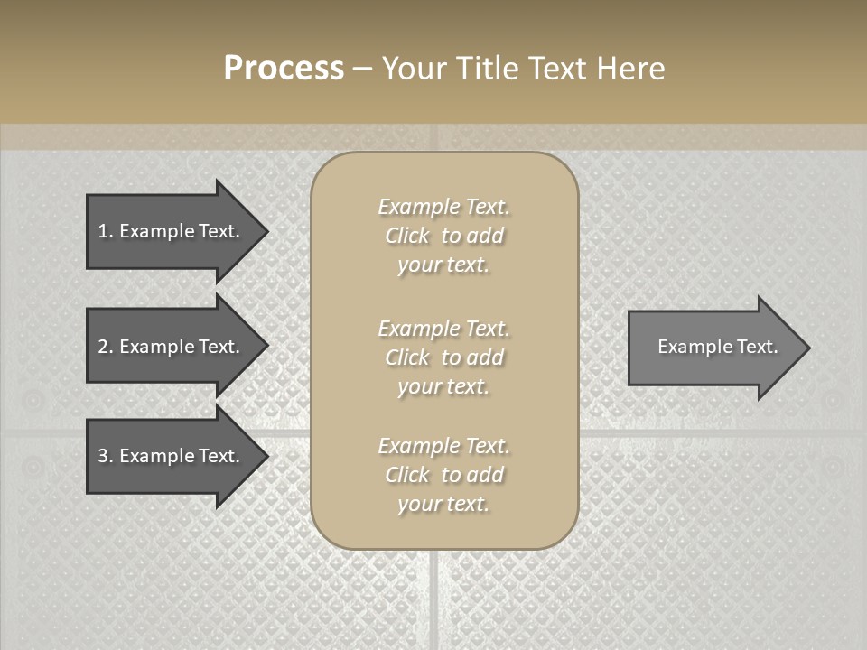 Shaped Corrugated Steel PowerPoint Template