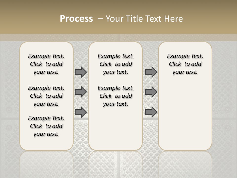Shaped Corrugated Steel PowerPoint Template