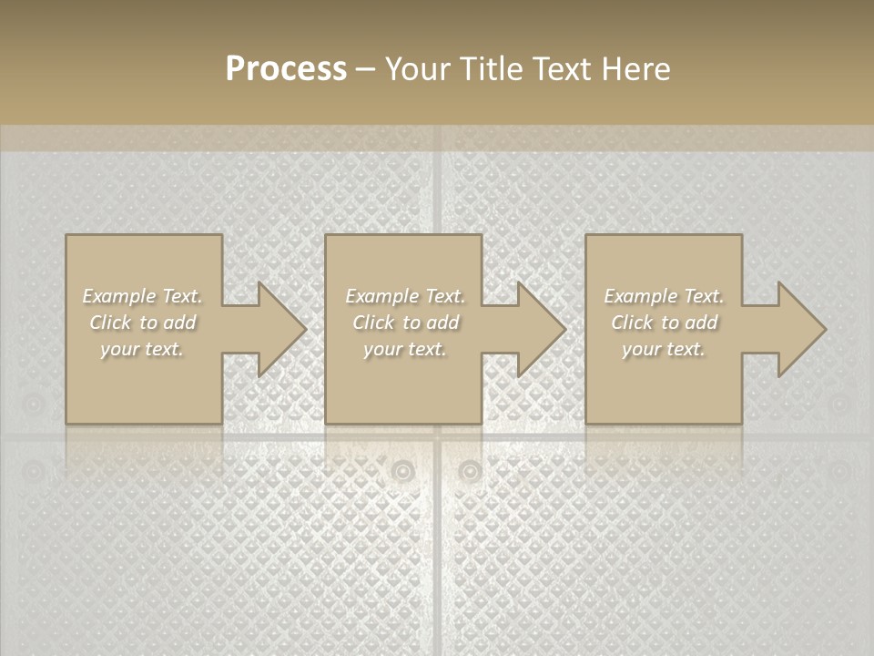 Shaped Corrugated Steel PowerPoint Template