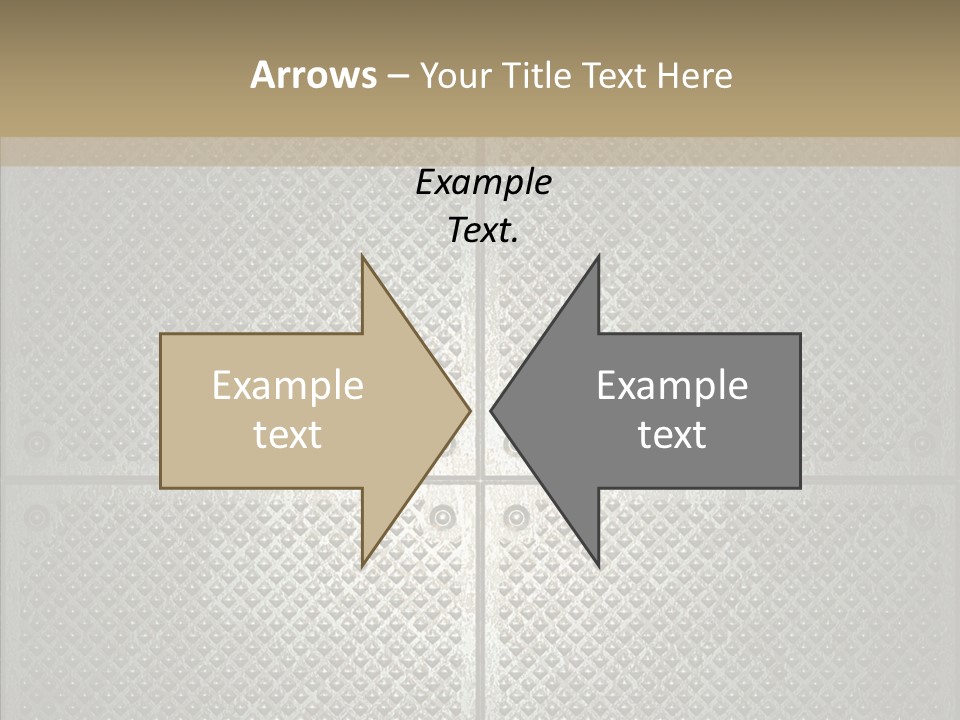 Shaped Corrugated Steel PowerPoint Template