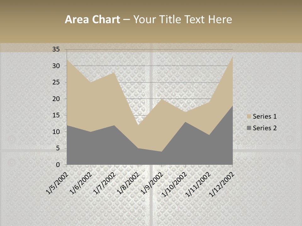 Shaped Corrugated Steel PowerPoint Template