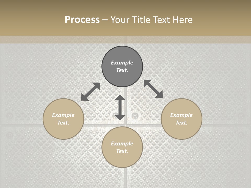 Shaped Corrugated Steel PowerPoint Template