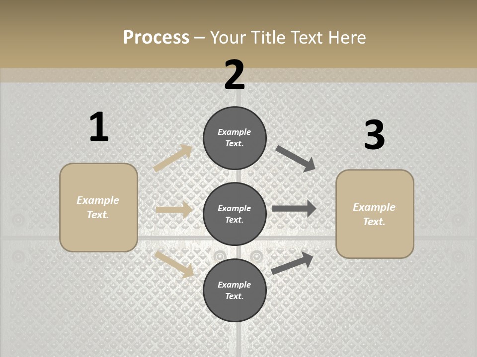 Shaped Corrugated Steel PowerPoint Template