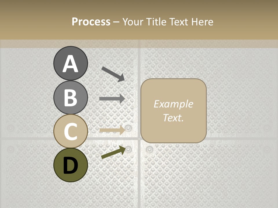 Shaped Corrugated Steel PowerPoint Template