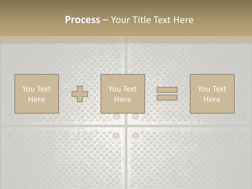 Shaped Corrugated Steel PowerPoint Template