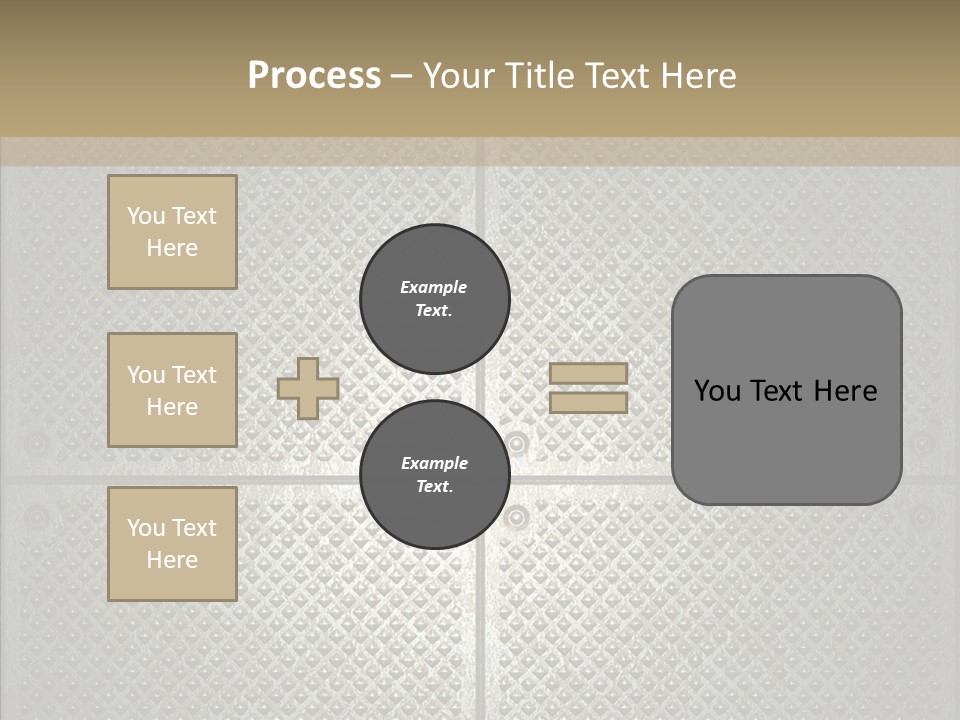 Shaped Corrugated Steel PowerPoint Template