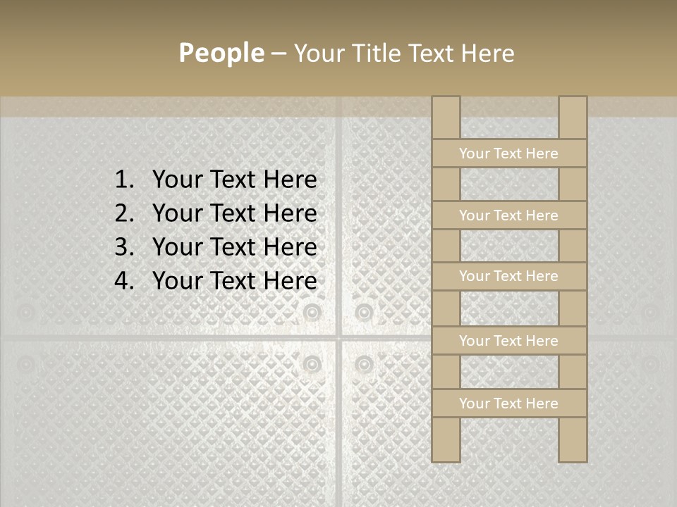 Shaped Corrugated Steel PowerPoint Template
