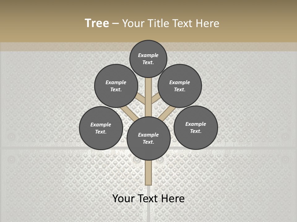 Shaped Corrugated Steel PowerPoint Template