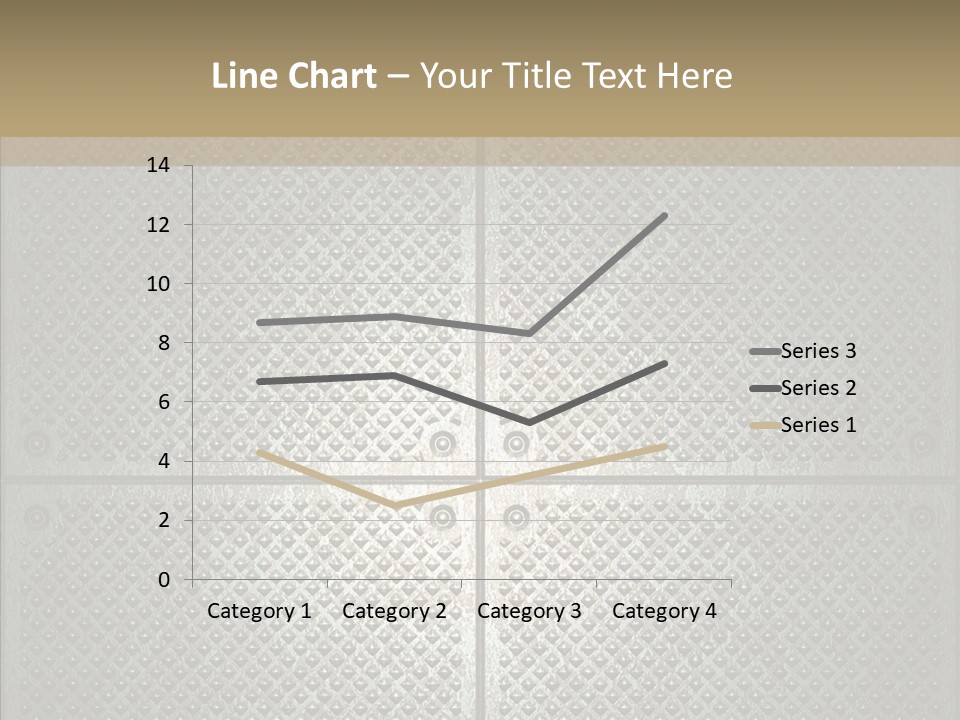 Shaped Corrugated Steel PowerPoint Template