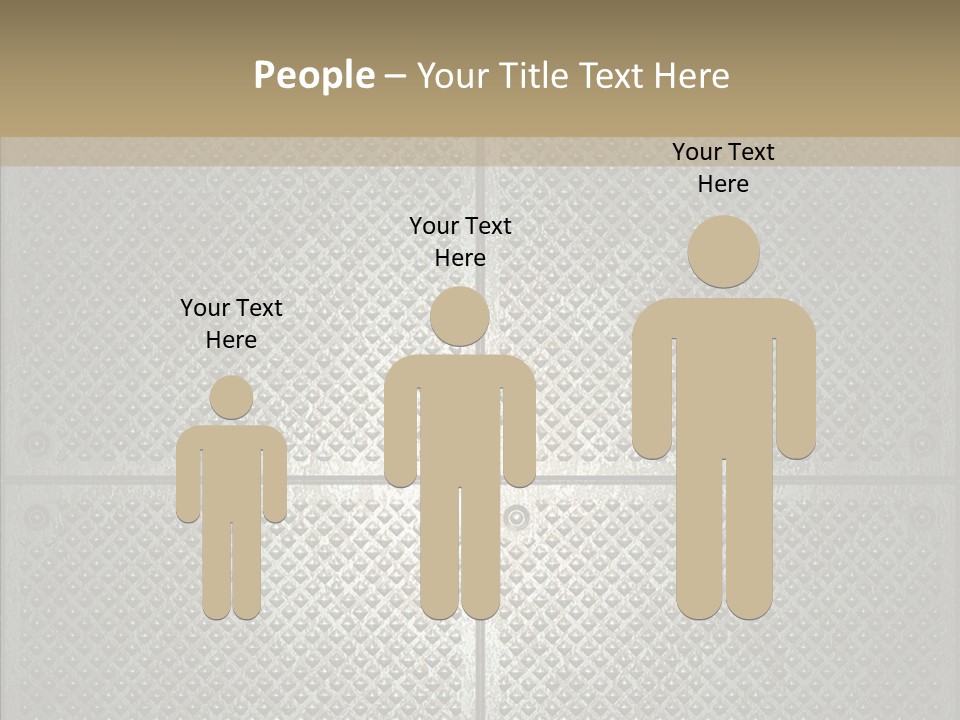 Shaped Corrugated Steel PowerPoint Template