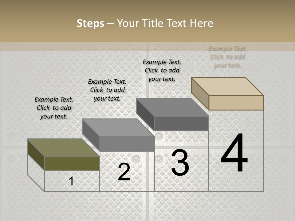 Shaped Corrugated Steel PowerPoint Template
