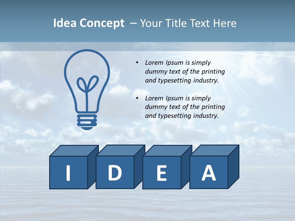 Ocean Tropical Reef PowerPoint Template