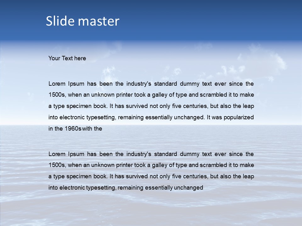 Environment Panorama Conceptual PowerPoint Template