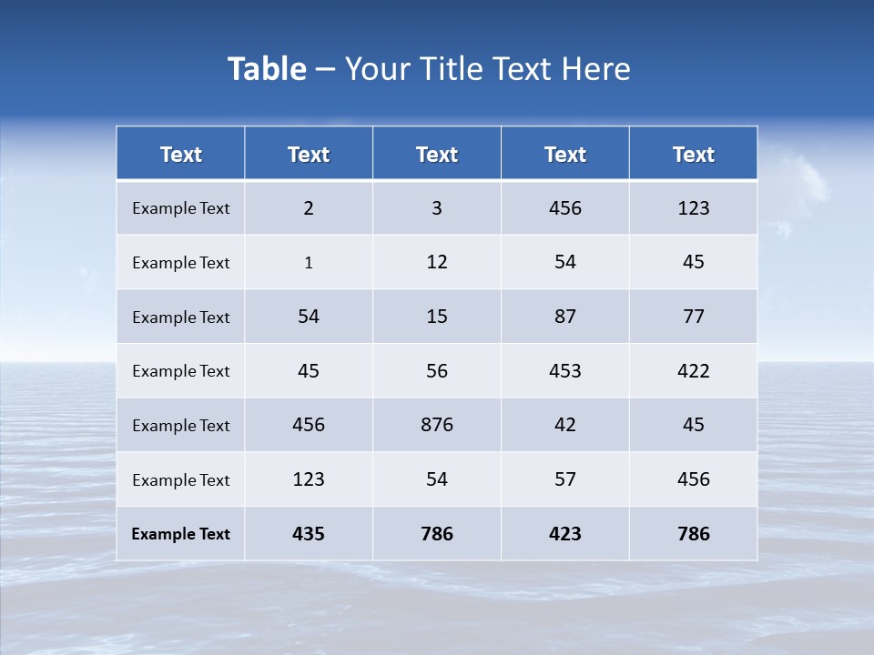 Environment Panorama Conceptual PowerPoint Template
