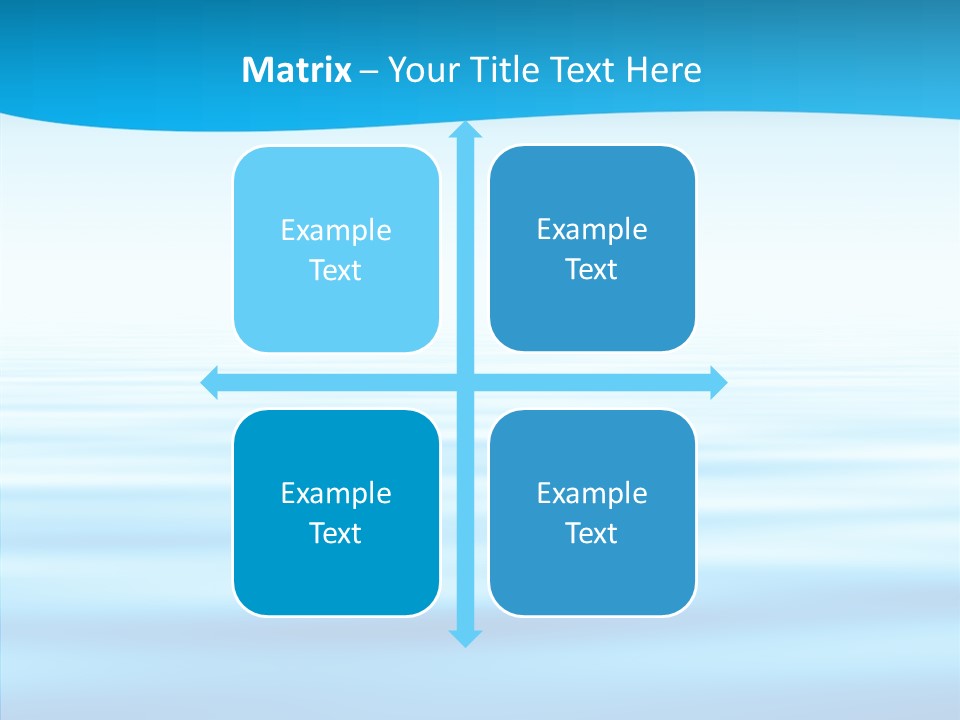 Light Idyllic Waves PowerPoint Template
