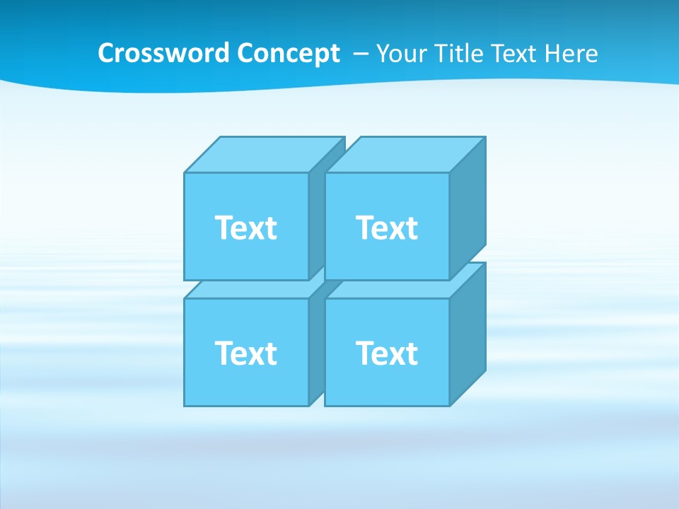 Light Idyllic Waves PowerPoint Template