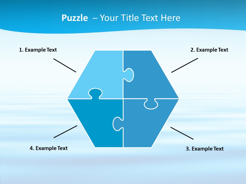 Light Idyllic Waves PowerPoint Template