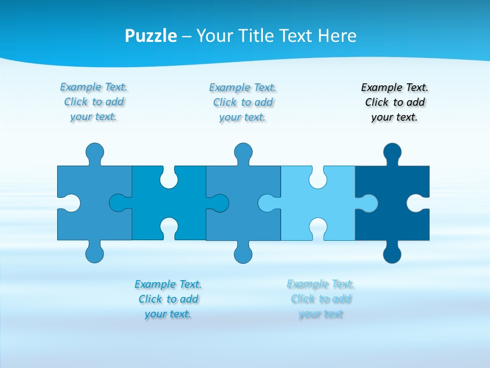 Light Idyllic Waves PowerPoint Template