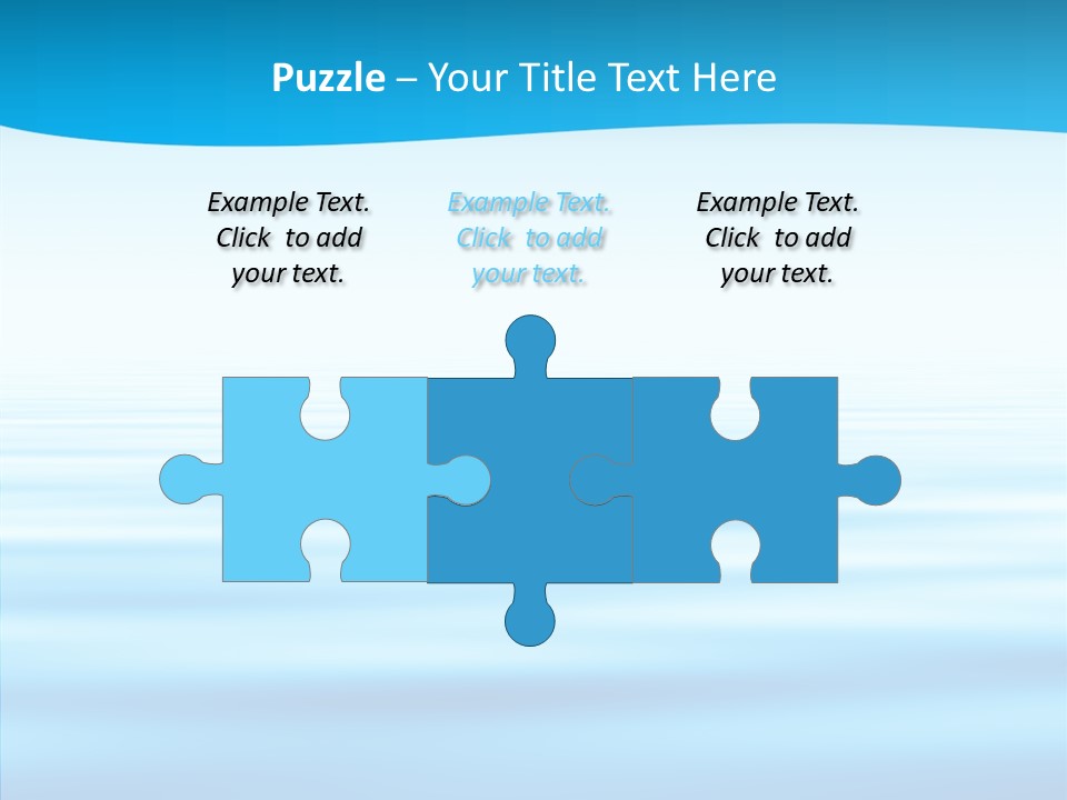 Light Idyllic Waves PowerPoint Template