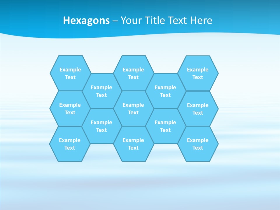 Light Idyllic Waves PowerPoint Template