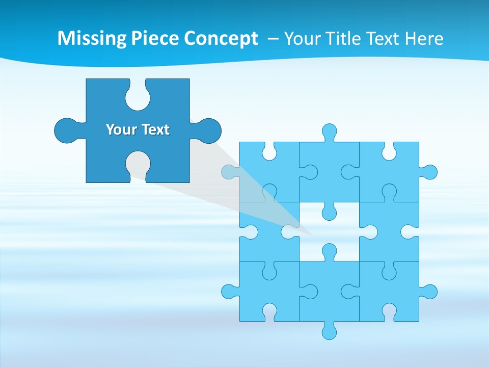 Light Idyllic Waves PowerPoint Template