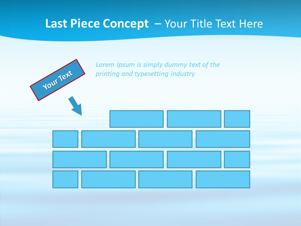 Light Idyllic Waves PowerPoint Template