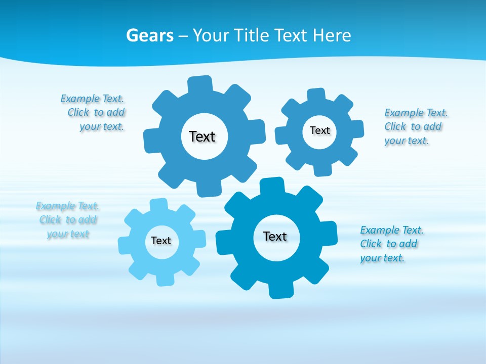 Light Idyllic Waves PowerPoint Template