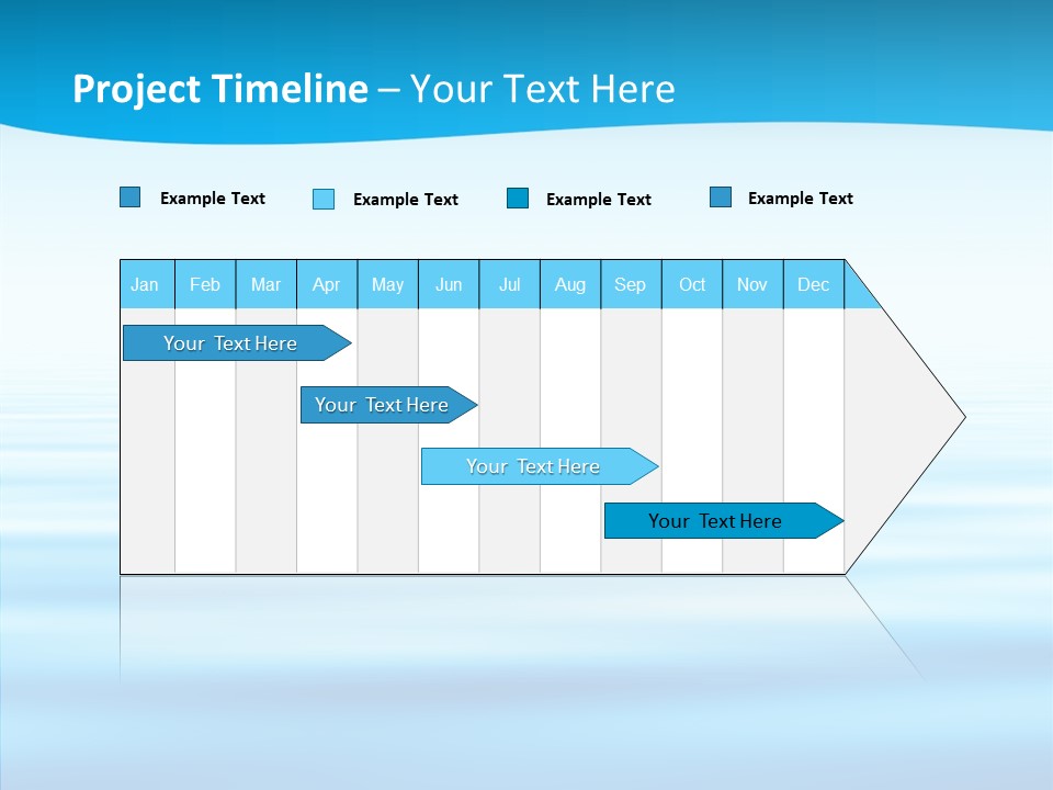 Light Idyllic Waves PowerPoint Template