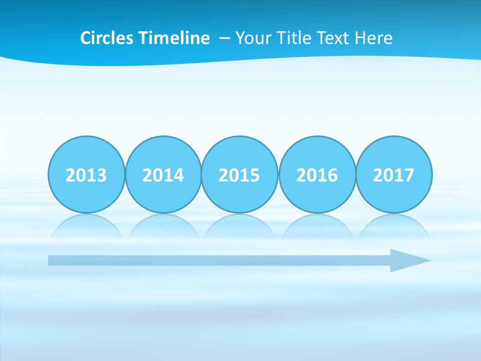 Light Idyllic Waves PowerPoint Template