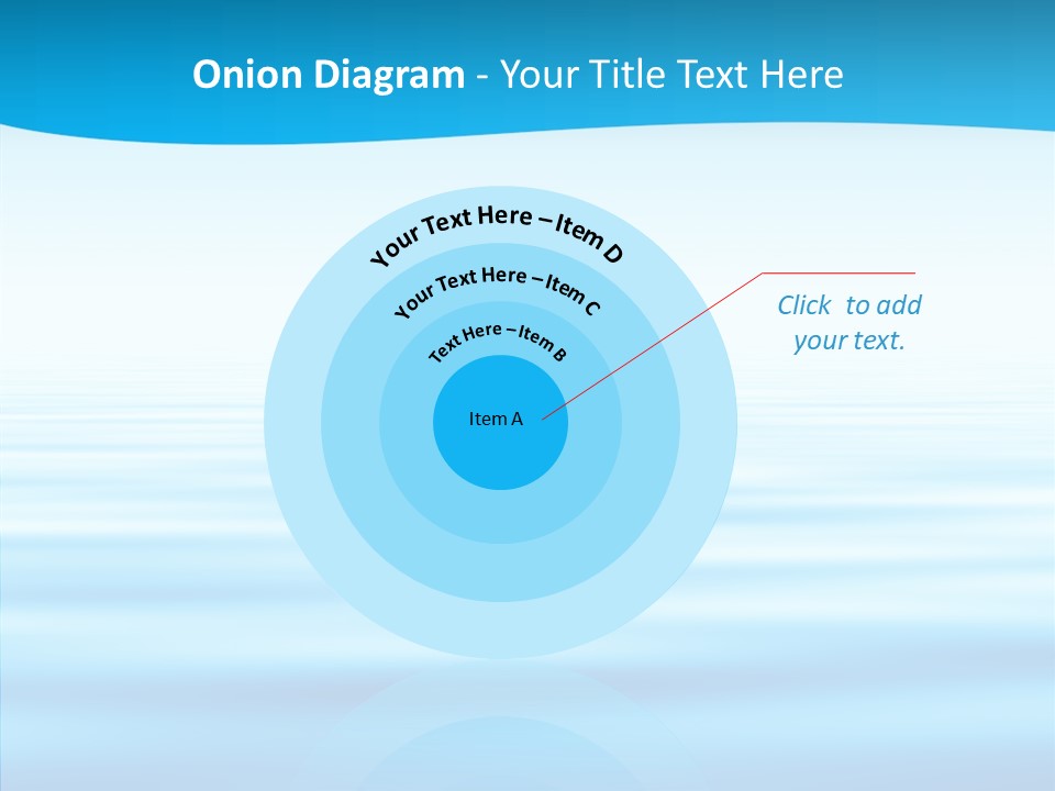 Light Idyllic Waves PowerPoint Template