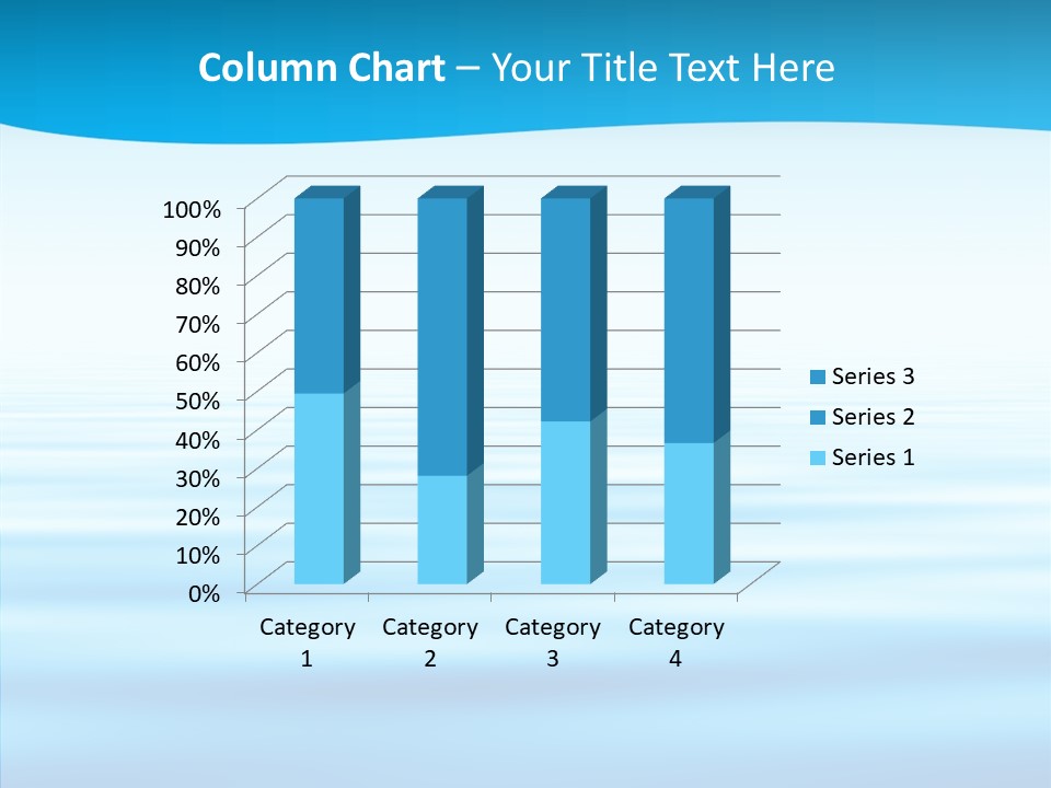 Light Idyllic Waves PowerPoint Template
