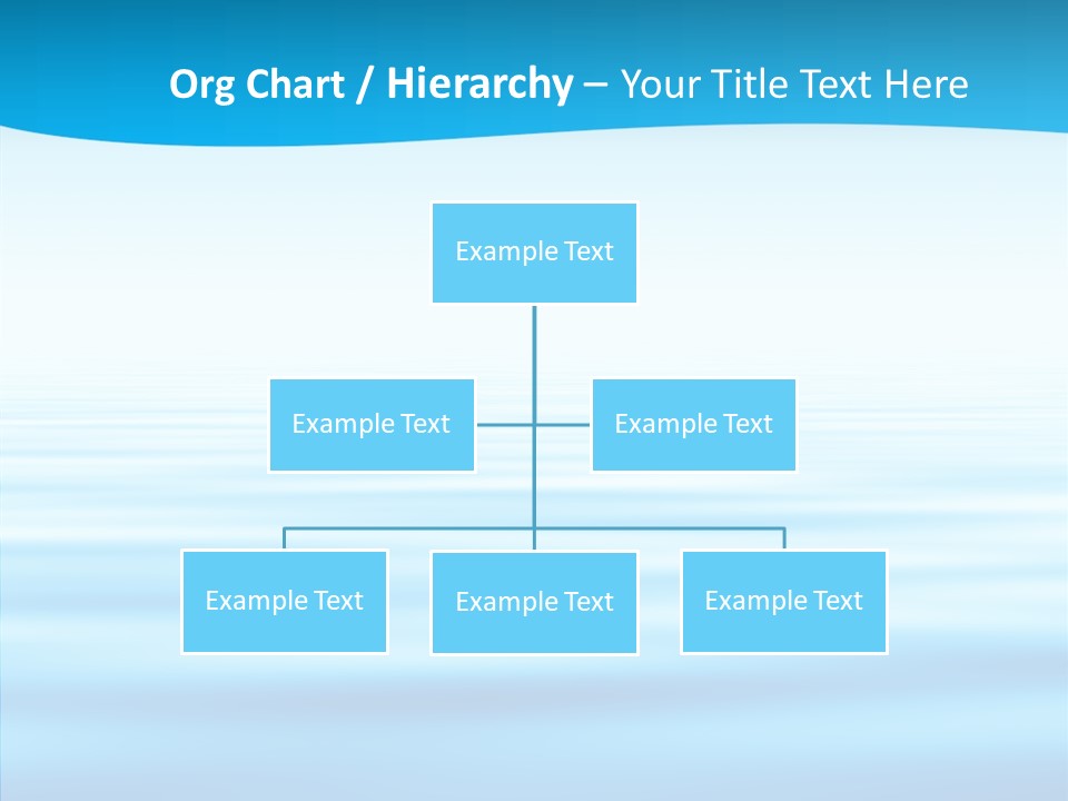 Light Idyllic Waves PowerPoint Template
