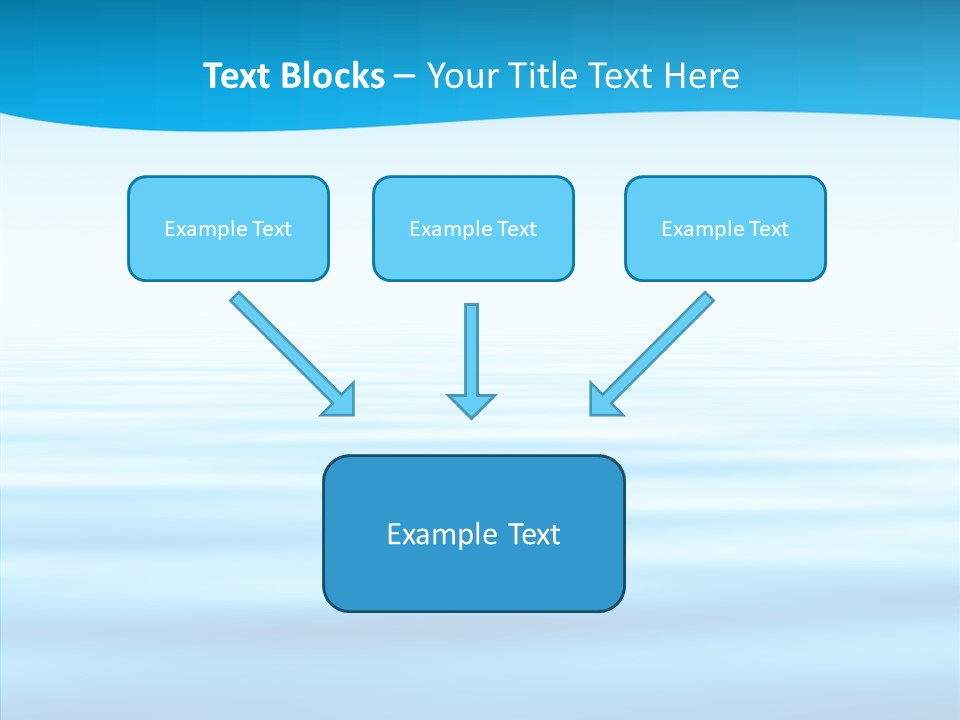 Light Idyllic Waves PowerPoint Template