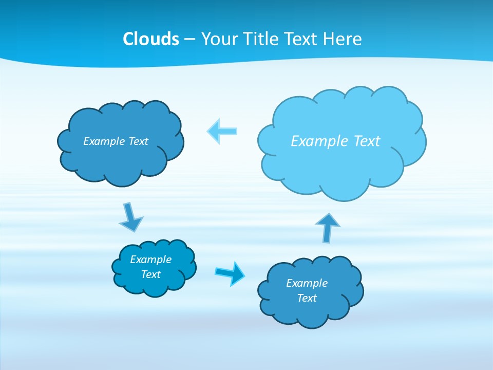 Light Idyllic Waves PowerPoint Template