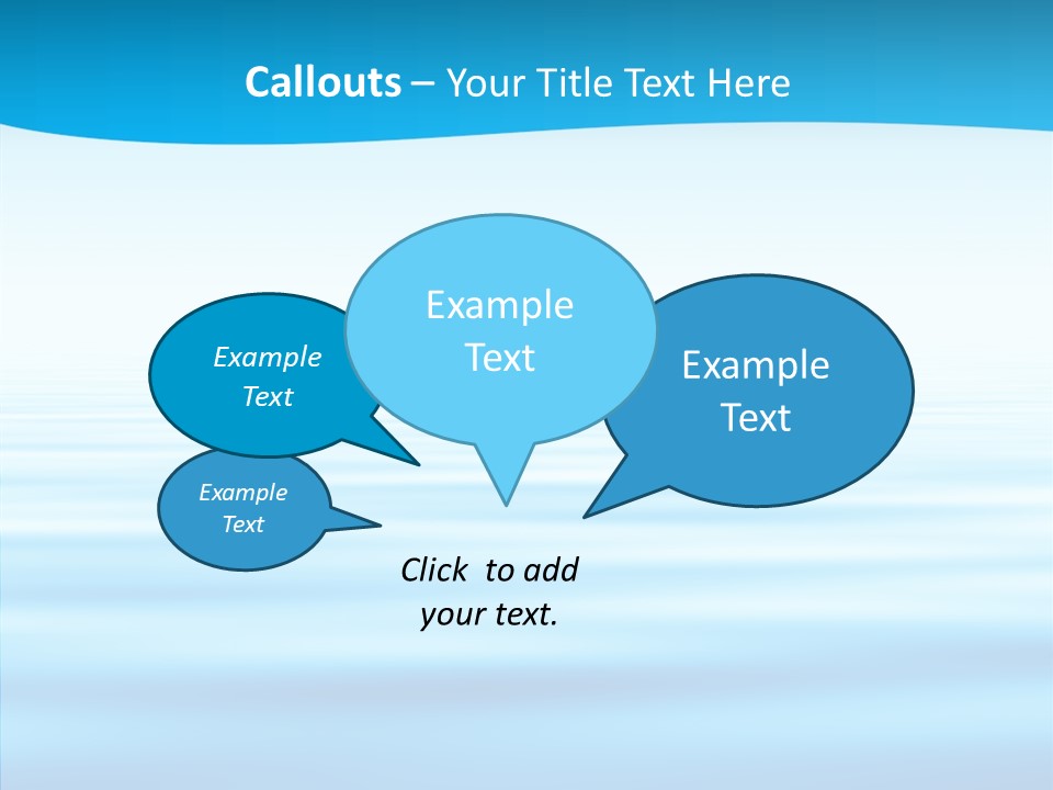 Light Idyllic Waves PowerPoint Template