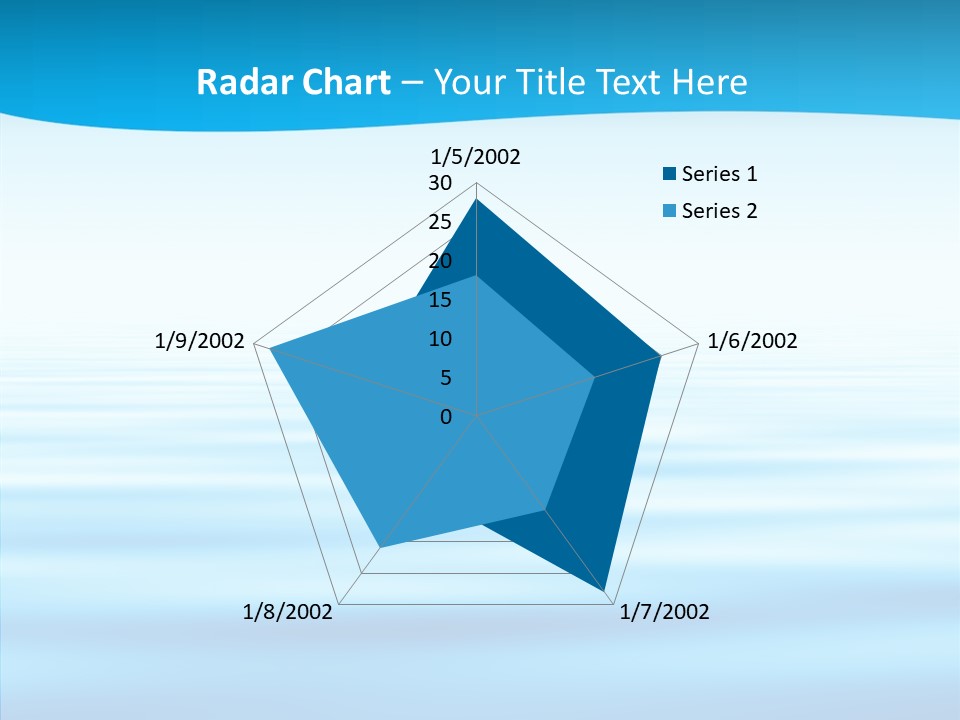 Light Idyllic Waves PowerPoint Template