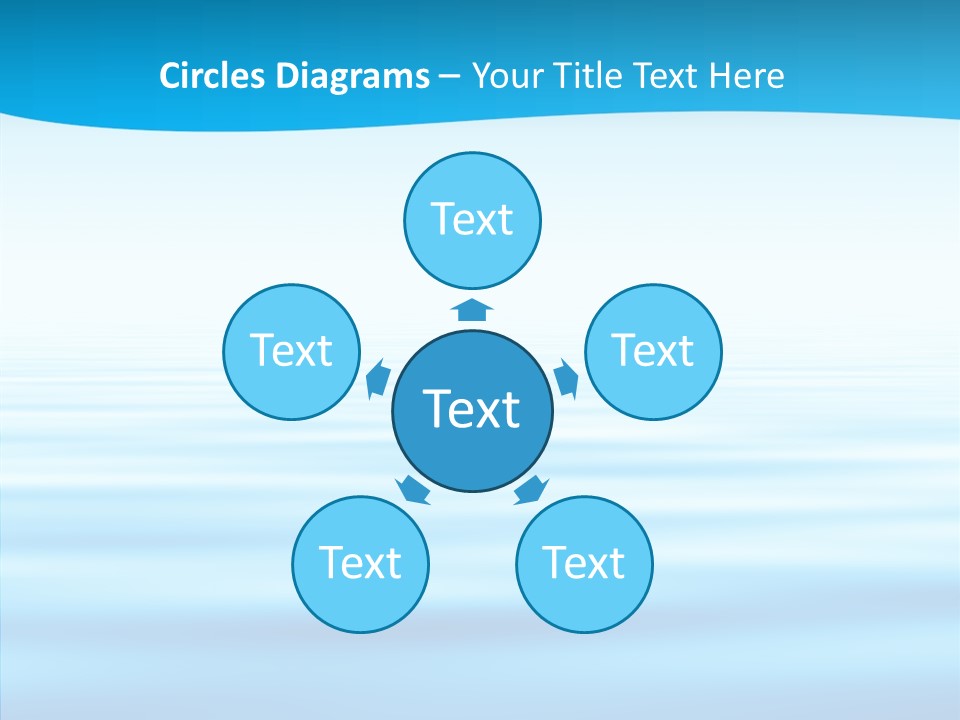 Light Idyllic Waves PowerPoint Template