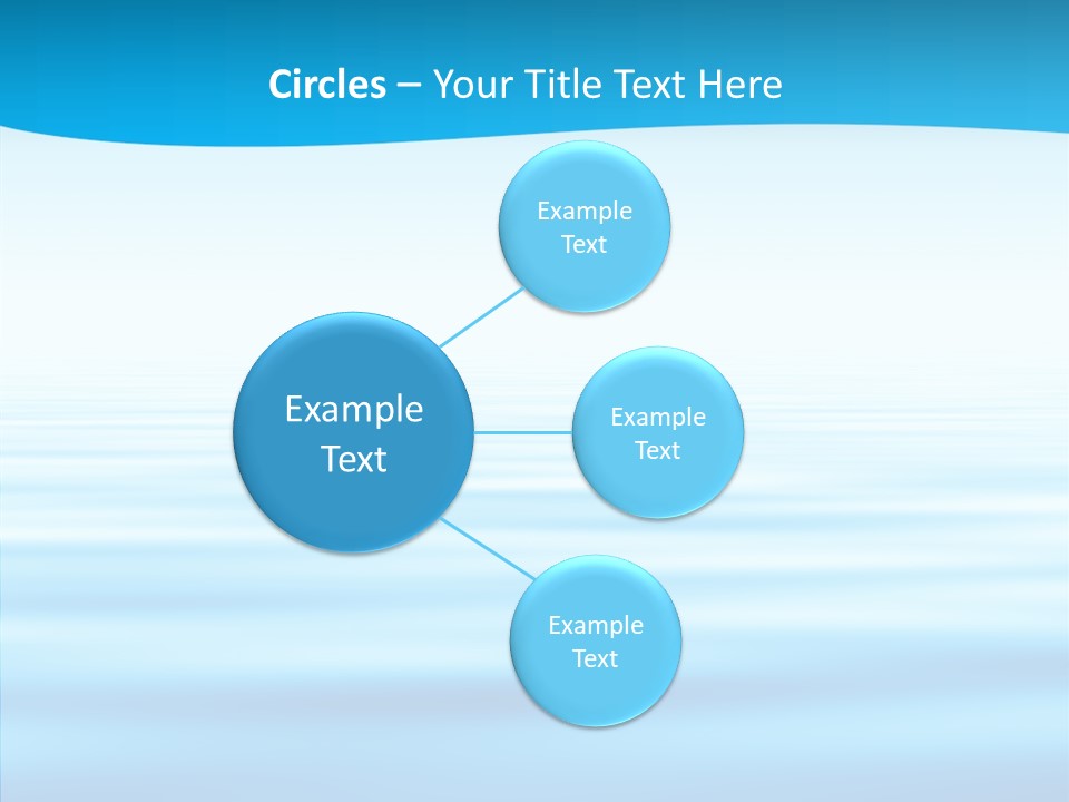Light Idyllic Waves PowerPoint Template