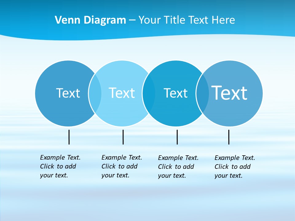 Light Idyllic Waves PowerPoint Template