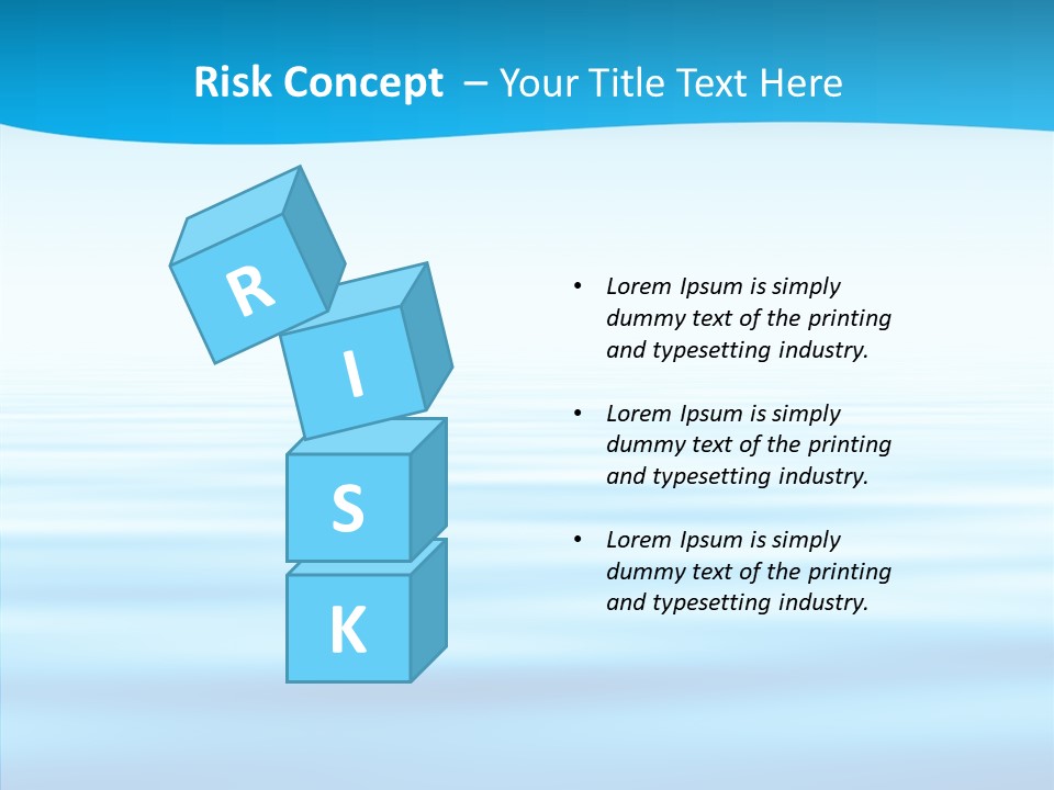 Light Idyllic Waves PowerPoint Template