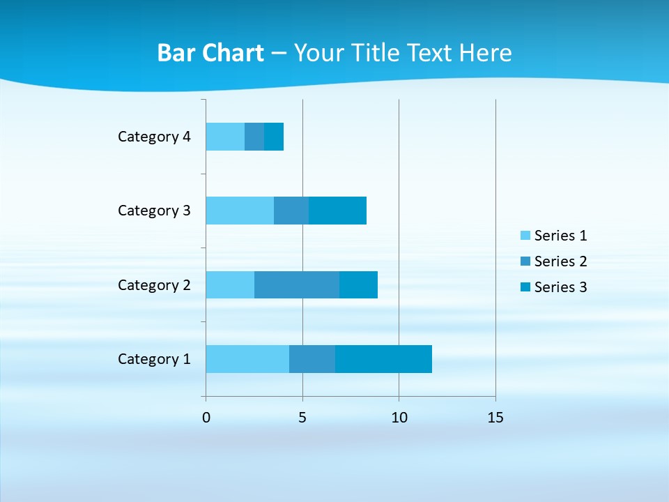 Light Idyllic Waves PowerPoint Template