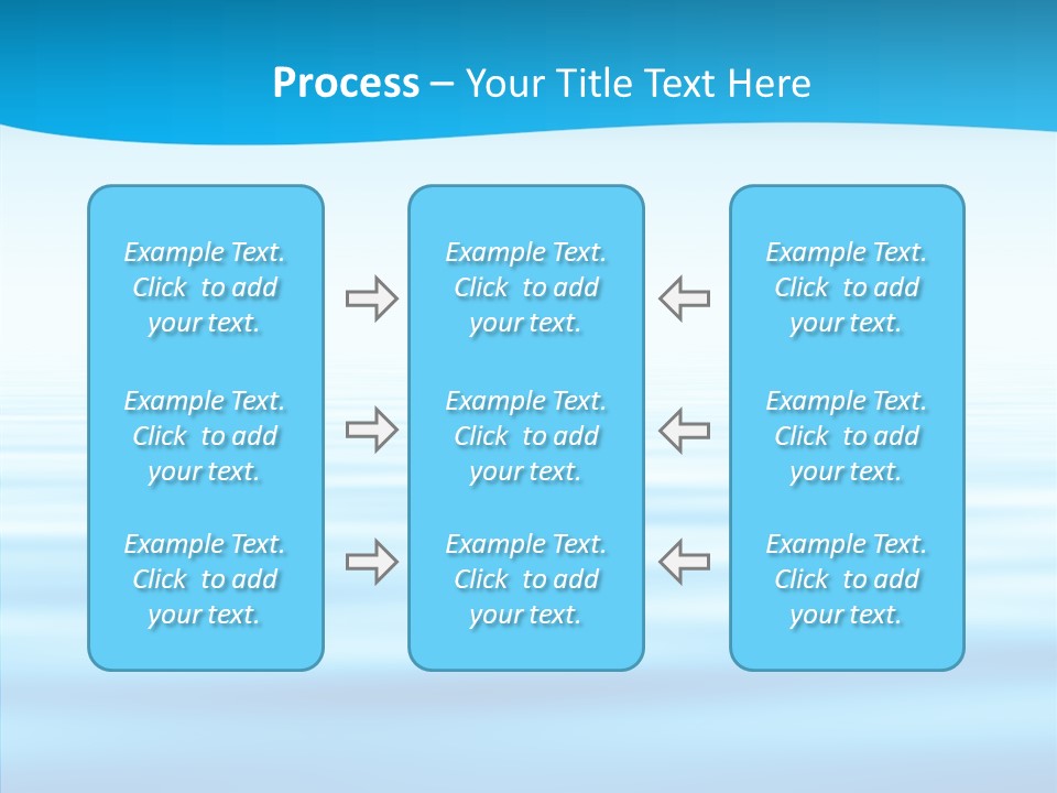 Light Idyllic Waves PowerPoint Template