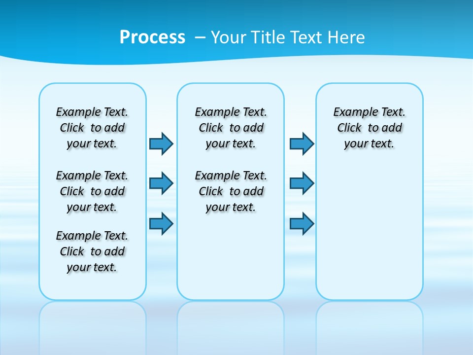 Light Idyllic Waves PowerPoint Template