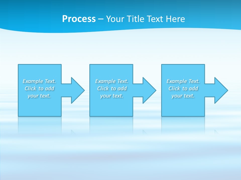 Light Idyllic Waves PowerPoint Template