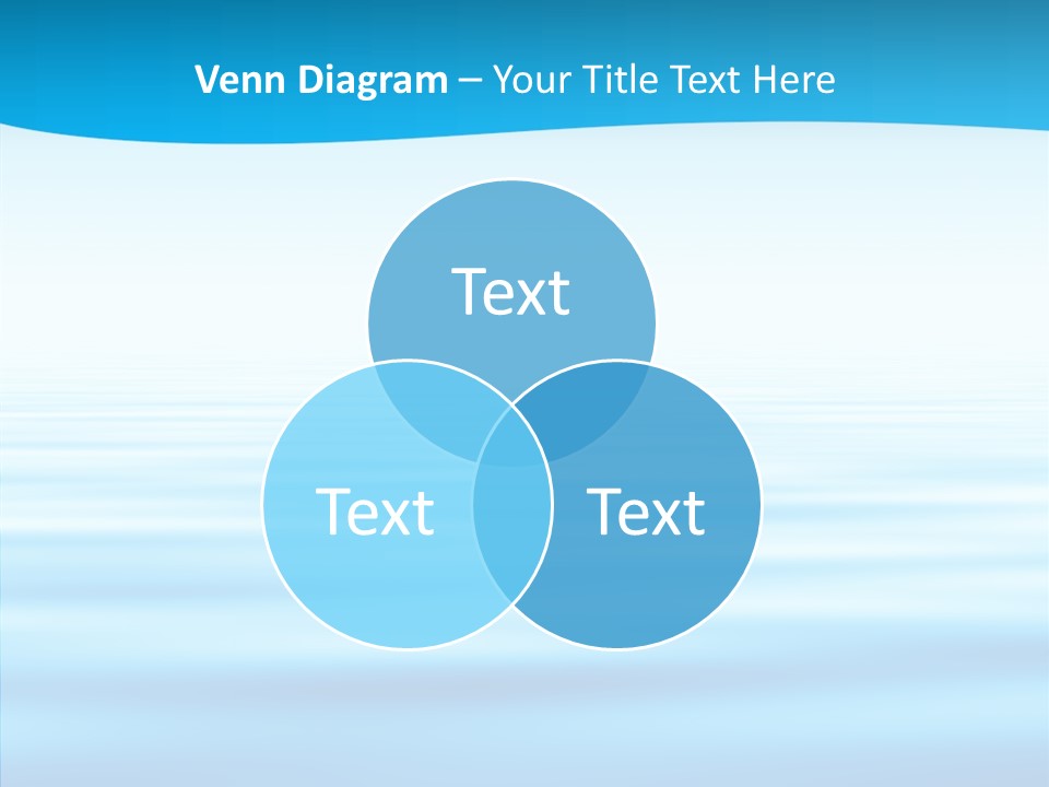 Light Idyllic Waves PowerPoint Template