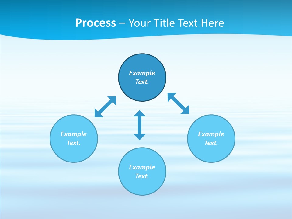 Light Idyllic Waves PowerPoint Template