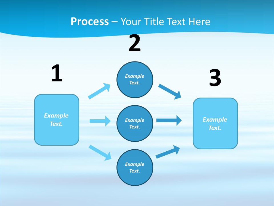 Light Idyllic Waves PowerPoint Template